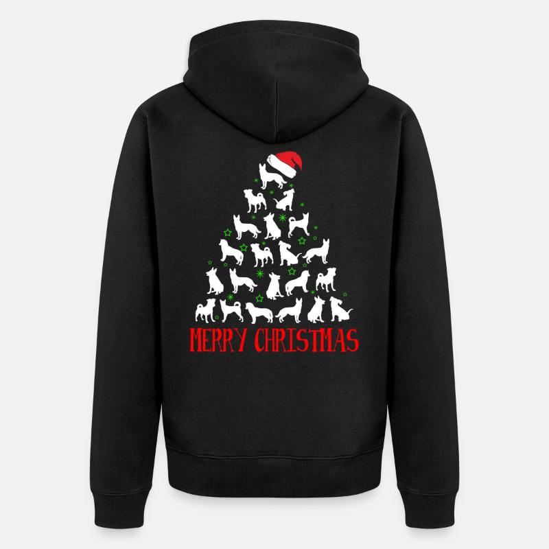 Joyeux noel - Veste à capuche bio Premium Unisexe - noir