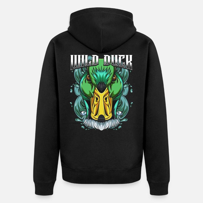 colvert - Veste à capuche bio Premium Unisexe - noir