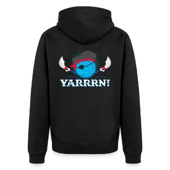 tricot - Veste à capuche bio Premium Unisexe - noir - Dos - Nico (187cm)