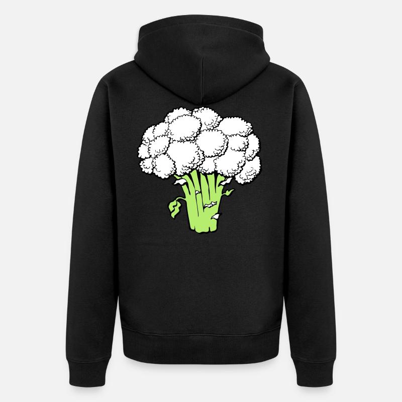 Brocoli - Veste à capuche bio Premium Unisexe - noir