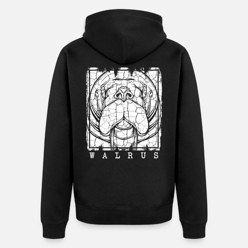 morse - Veste à capuche bio Premium Unisexe - noir