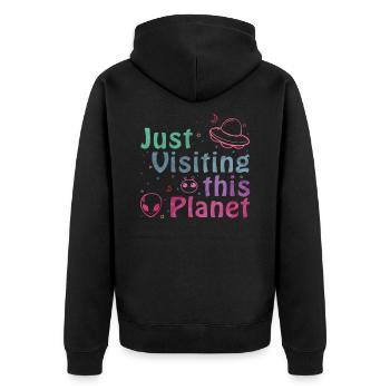 Alien - Veste à capuche bio Premium Unisexe - noir - Dos - Nico (187cm)