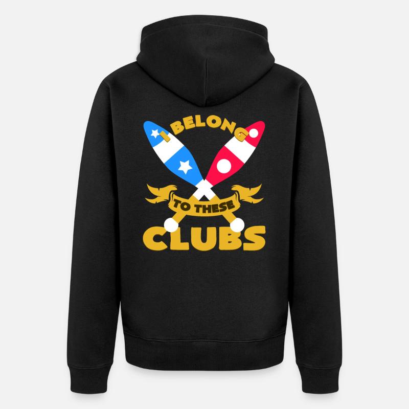 jongleur - Veste à capuche bio Premium Unisexe - noir