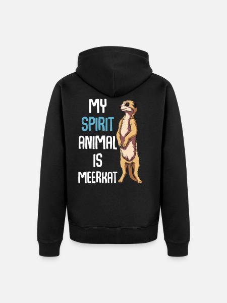 Suricate - Veste à capuche bio Premium Unisexe - noir