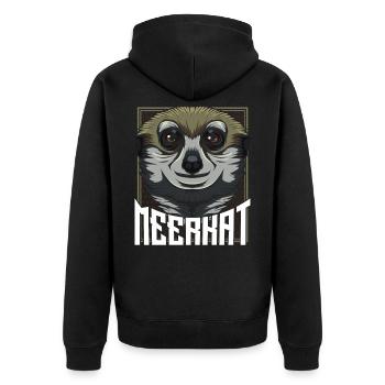 Suricate - Veste à capuche bio Premium Unisexe - noir - Dos - Nico (187cm)