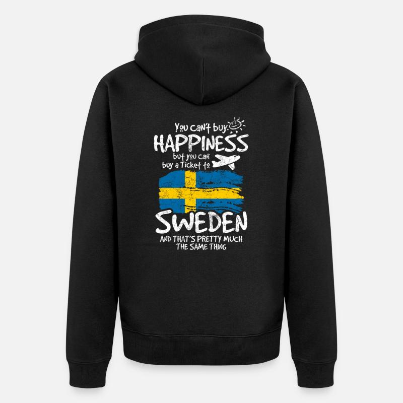 Sverige - Ekologisk premiumluvjack unisex - svart