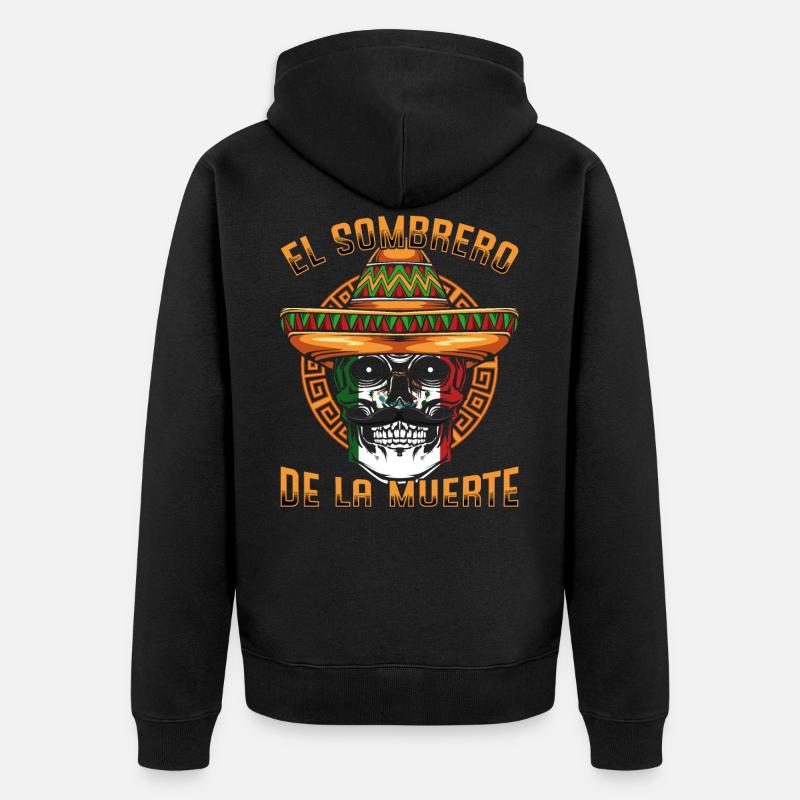 Mexique - Veste à capuche bio Premium Unisexe - noir