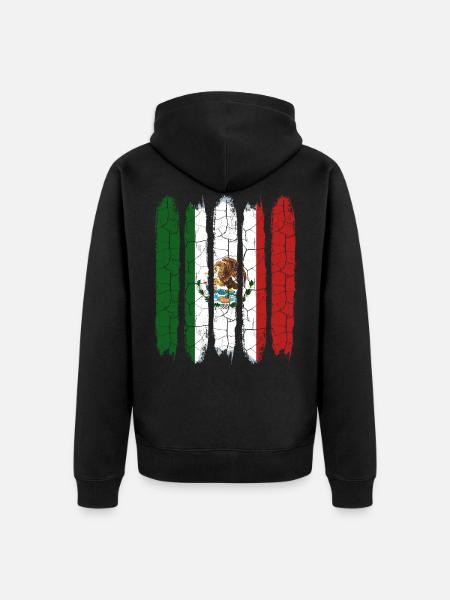 Mexico - Unisex Premium Organic Zip Hoodie - black