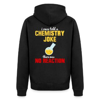 chimiste - Veste à capuche bio Premium Unisexe - noir - Dos - Nico (187cm)