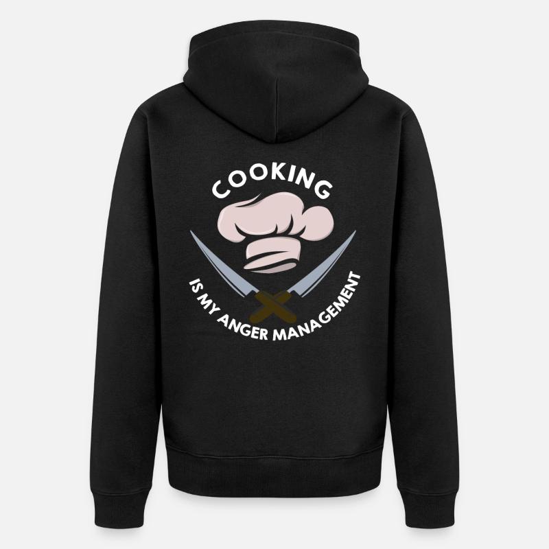 Chef - Veste à capuche bio Premium Unisexe - noir