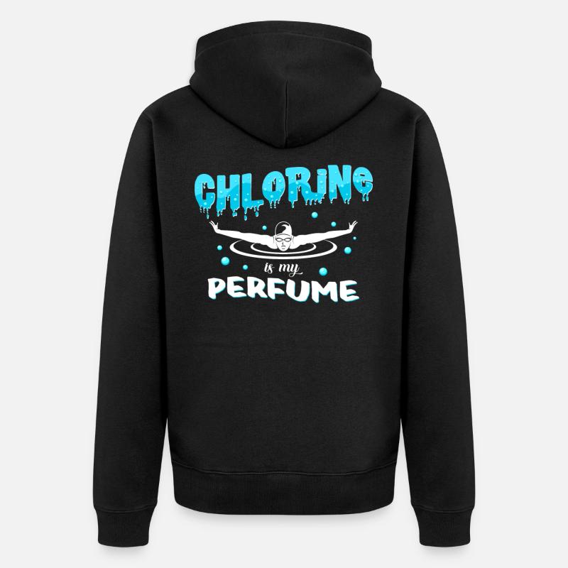natation - Veste à capuche bio Premium Unisexe - noir