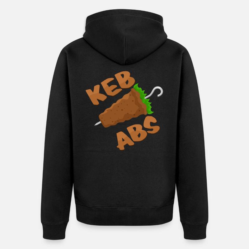 kebab - Veste à capuche bio Premium Unisexe - noir