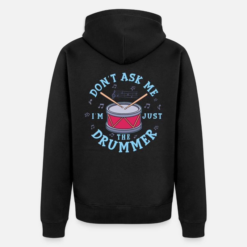 batteur - Veste à capuche bio Premium Unisexe - noir