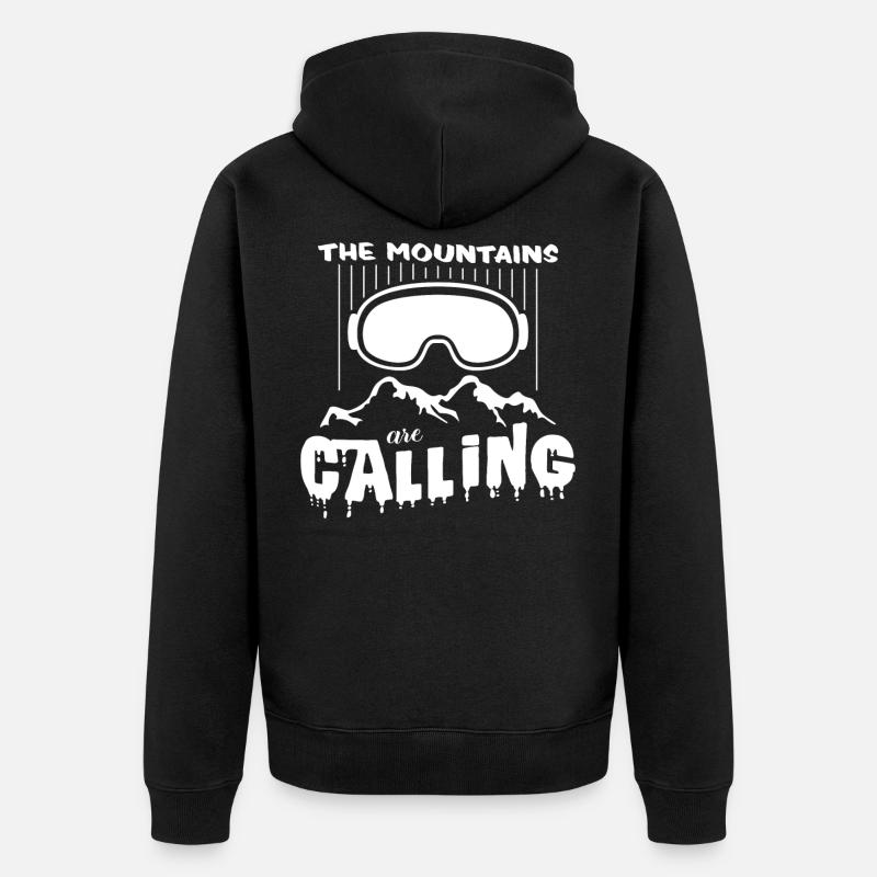 snowboard - Veste à capuche bio Premium Unisexe - noir