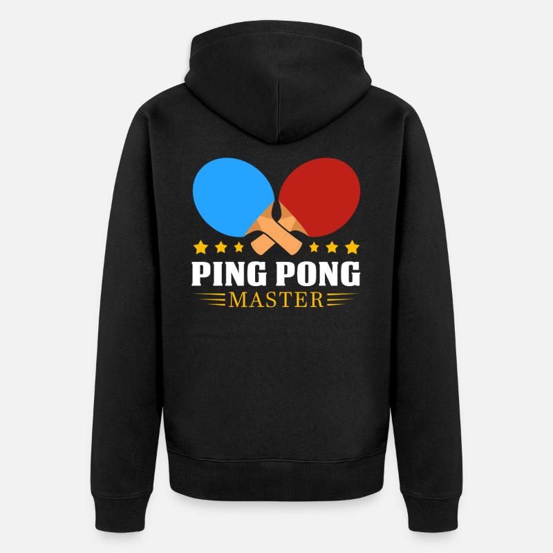 Ping-pong - Veste à capuche bio Premium Unisexe - noir