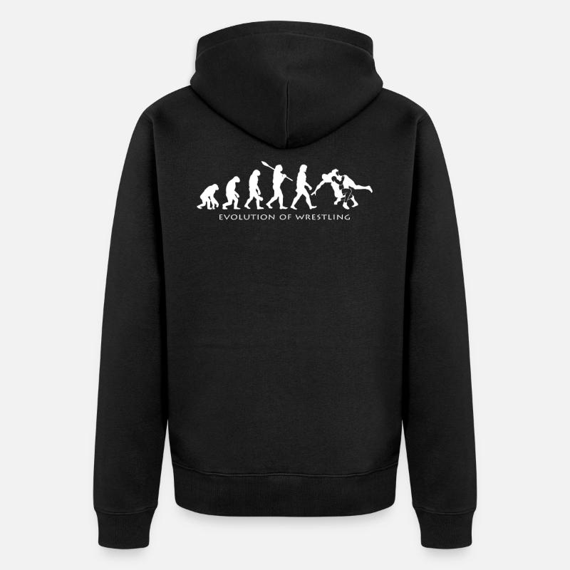 lutte - Veste à capuche bio Premium Unisexe - noir