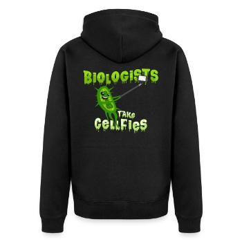 Biologie - Veste à capuche bio Premium Unisexe - noir - Dos - Nico (187cm)