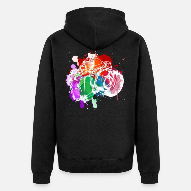 Fotograf - Unisex Premium Bio Zip Hoodie - Schwarz