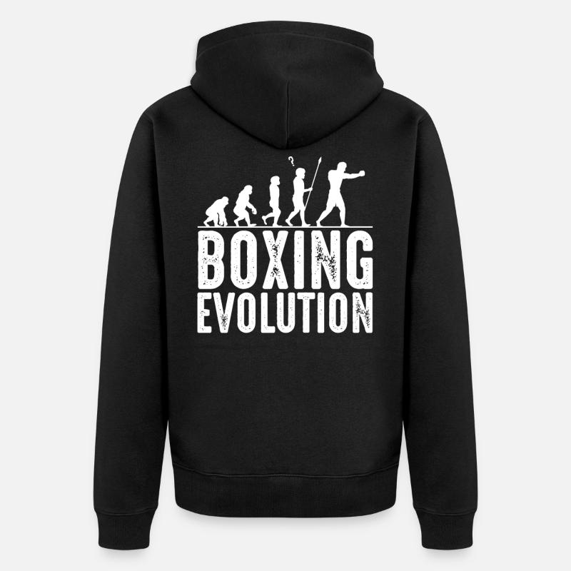 boxeur - Veste à capuche bio Premium Unisexe - noir
