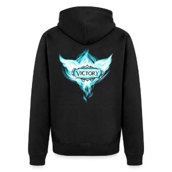 Victory Gaming Lol idée cadeau - Veste à capuche bio Premium Unisexe - noir - Dos - Nico (187cm)