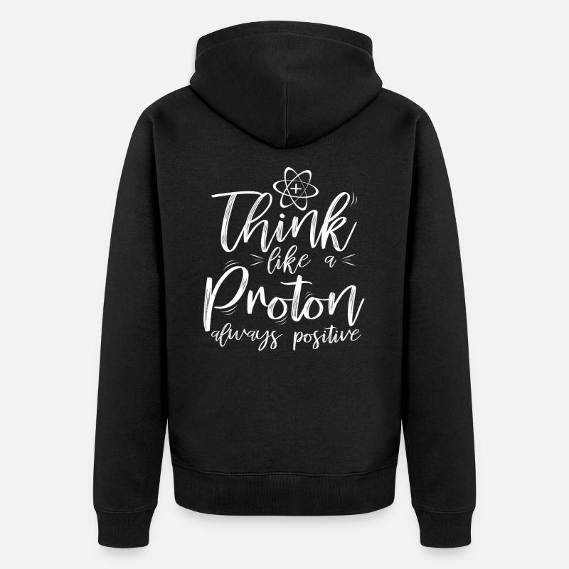 science - Veste à capuche bio Premium Unisexe - noir