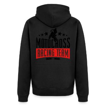 Motocross Racing Team - Veste à capuche bio Premium Unisexe - noir - Dos - Nico (187cm)