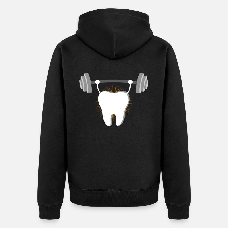 Dentiste - Veste à capuche bio Premium Unisexe - noir