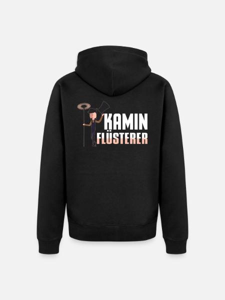 Schornsteinfeger - Kamin Flüsterer - Unisex Premium Bio Zip Hoodie - Schwarz
