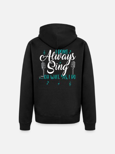 Schauspieler Theater Schauspielerin Bühne Musical - Unisex Premium Bio Zip Hoodie - Schwarz