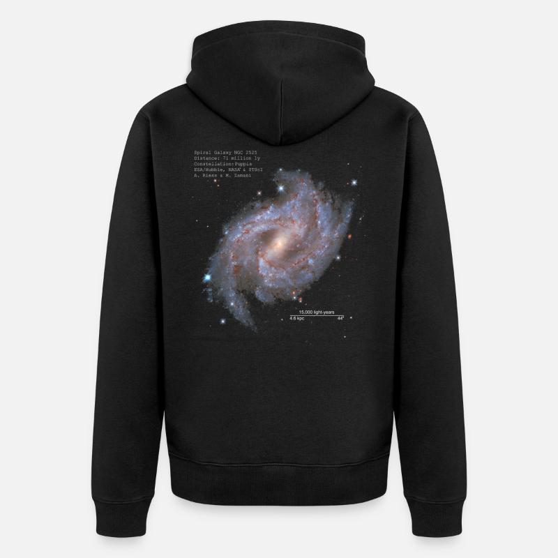 Galaxie spirale NG2525 - Veste à capuche bio Premium Unisexe - noir