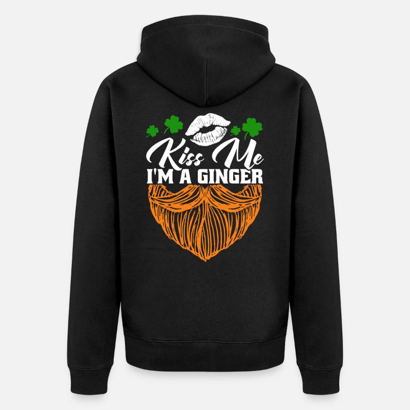 Bart Hipster Barbe Cadeau - Veste à capuche bio Premium Unisexe - noir