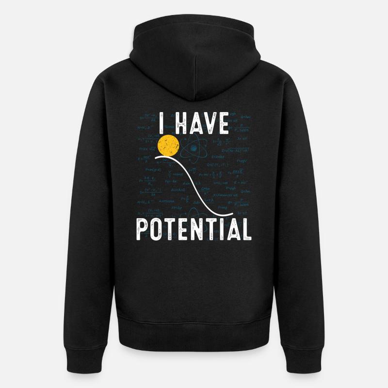 Physics Physicist Science Chemistry Gift - Unisex Premium Organic Zip Hoodie - black