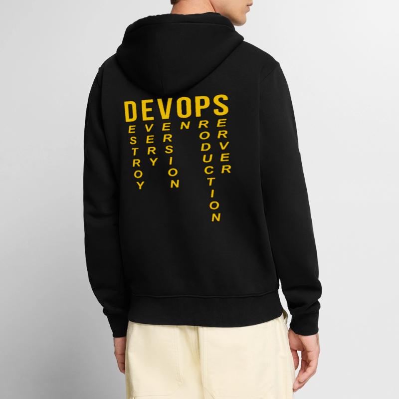 Devops Definition of Technical Computer Unisex Premium Organic Zip Hoodie