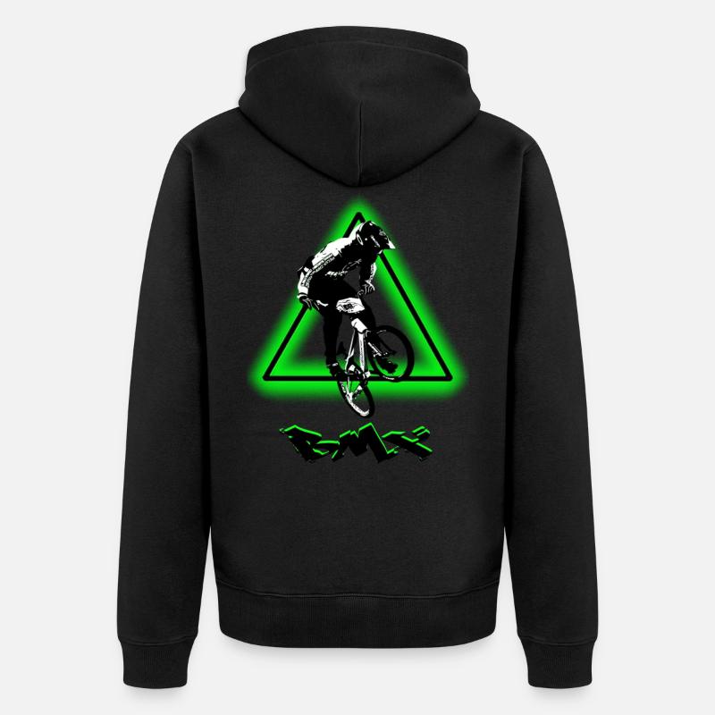 Vélo BMX - Veste à capuche bio Premium Unisexe - noir