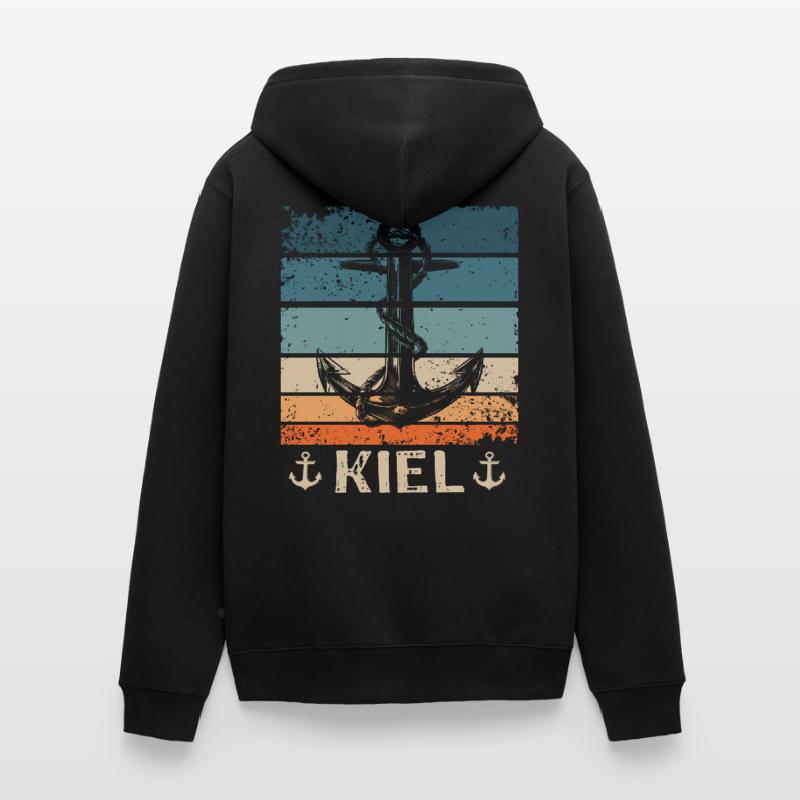 Kiel Disant Kiel Souvenir Veste à capuche bio Premium Unisexe