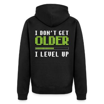 Jeu Nerd Gamer Geek Console cadeau - Veste à capuche bio Premium Unisexe - noir - Dos - Nico (187cm)