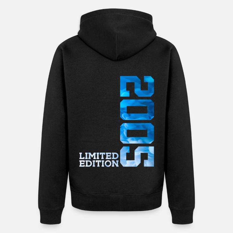 21E ANNIVERSAIRE ÉDITION LIMITÉE 2005 - Veste à capuche bio Premium Unisexe - noir