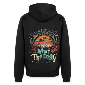Aquarium Aquariophile Coral Fragging - Veste à capuche bio Premium Unisexe - noir - Dos - Nico (187cm)