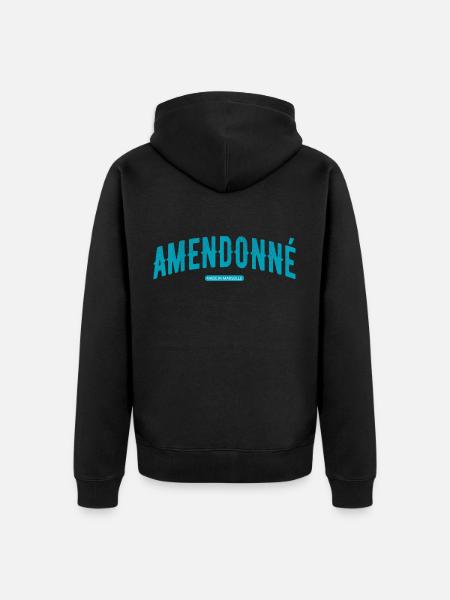 AMENDONNE - Veste à capuche bio Premium Unisexe - noir