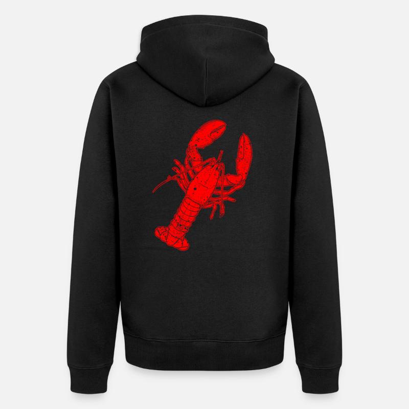 Bronntanas Ainmhithe Gliomach - Veste à capuche bio Premium Unisexe - noir