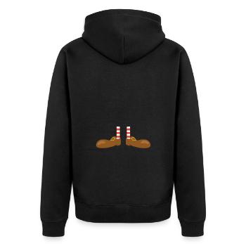 Chaussures St Patricks Day - Veste à capuche bio Premium Unisexe - noir - Dos - Nico (187cm)