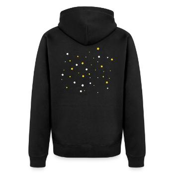 star - Veste à capuche bio Premium Unisexe - noir - Dos - Nico (187cm)