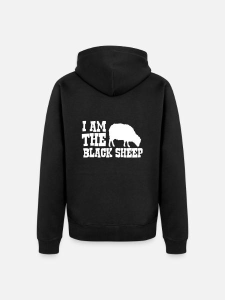 Je suis le mouton noir - mouton noir - Veste à capuche bio Premium Unisexe - noir