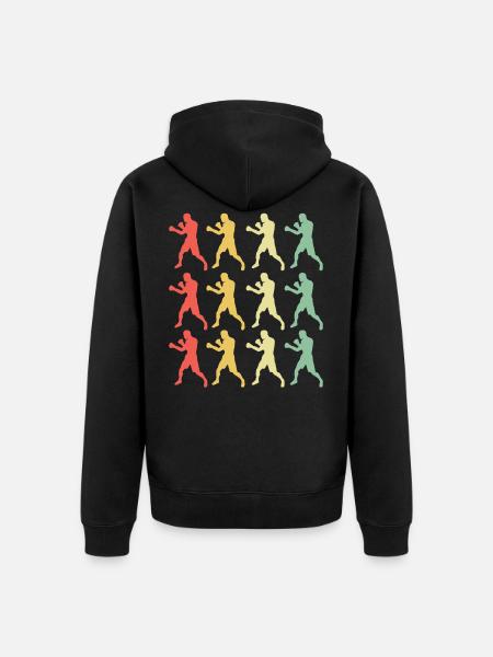 Boxe - Veste à capuche bio Premium Unisexe - noir