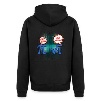 Mathématiques Pi nombre rationnel - Veste à capuche bio Premium Unisexe - noir - Dos - Nico (187cm)