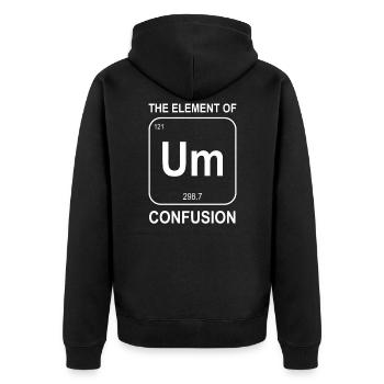 chimie - Veste à capuche bio Premium Unisexe - noir - Dos - Nico (187cm)
