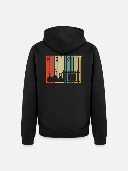 chemistry - Unisex Premium Organic Zip Hoodie - black