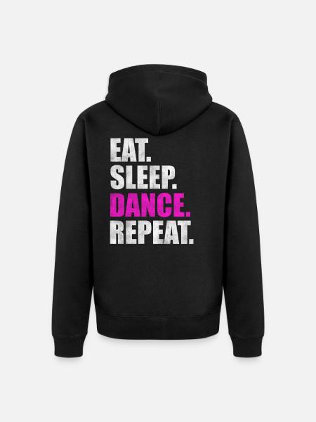Danse Danseuse Danseuse disant cadeau - Veste à capuche bio Premium Unisexe - noir