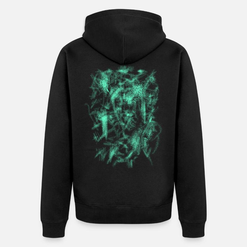 vendange - Veste à capuche bio Premium Unisexe - noir