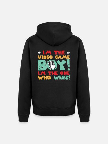 Computer gaming - Unisex Premium Organic Zip Hoodie - black
